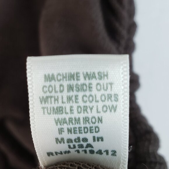 MONROW Supersoft Front Wrap Dress in Cocoa Brown Asymmetrical size M Ruched - Picture 10 of 13